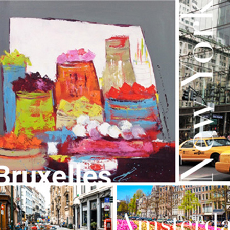 Christine Barrès - parcours Bruxelles, Amsterdam